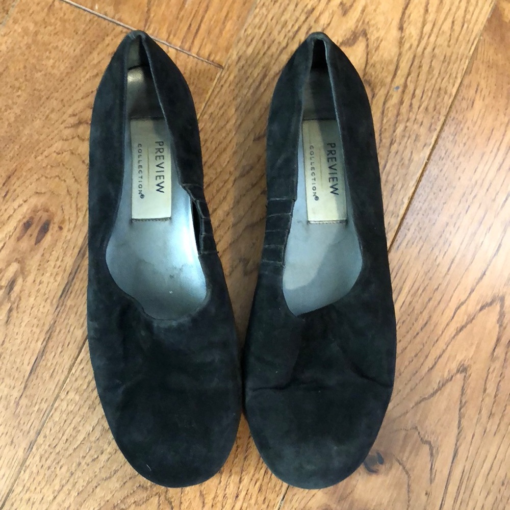 Suede flats